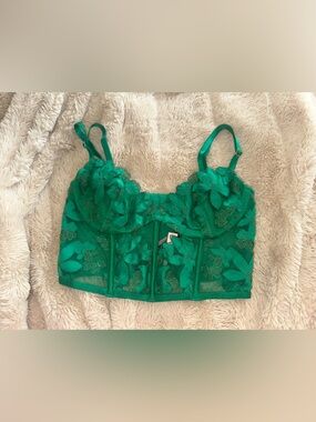 Victoria secret corset crop top